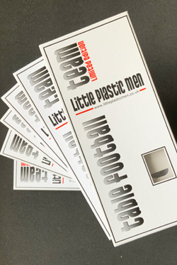 Six Little Plastic Men Hard Boxes - White Limited Edition
